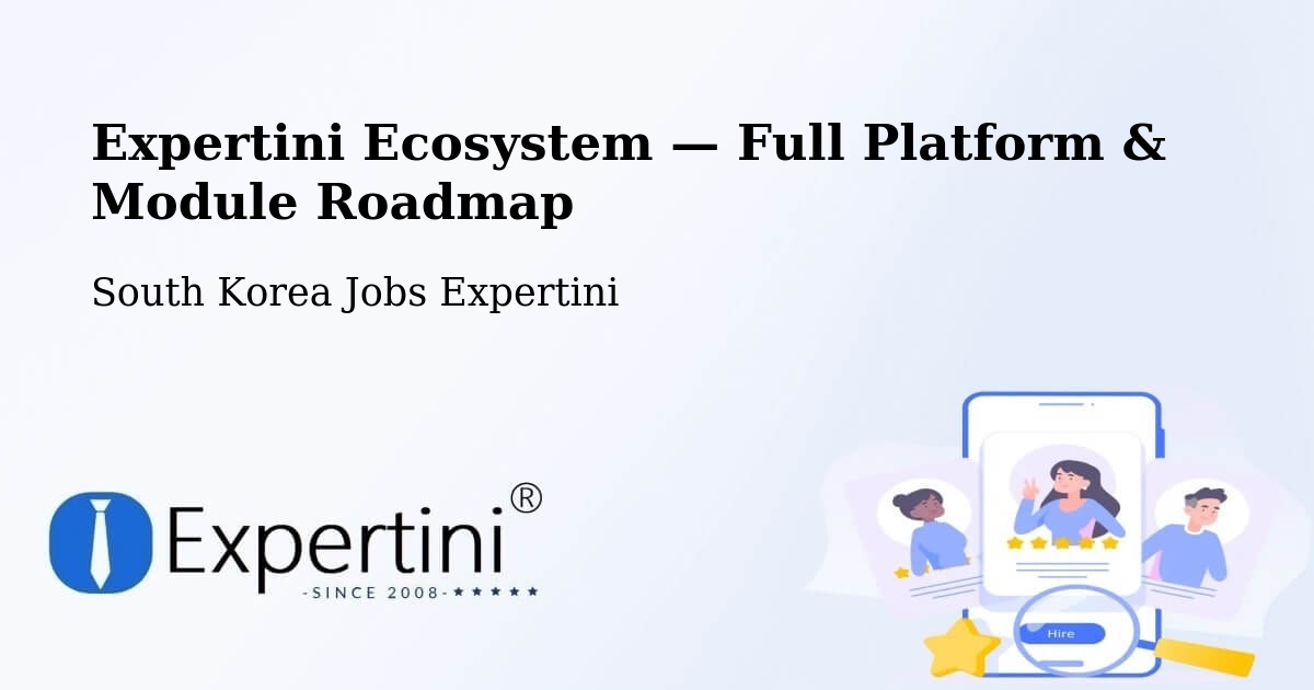 Expertini Ecosystem — Full Platform & Module Roadmap – Wabu