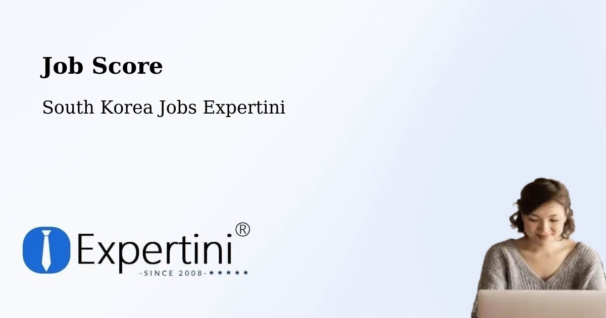 Job Score & Job Description Score Tool – Wabu - South Korea Jobs Expertini